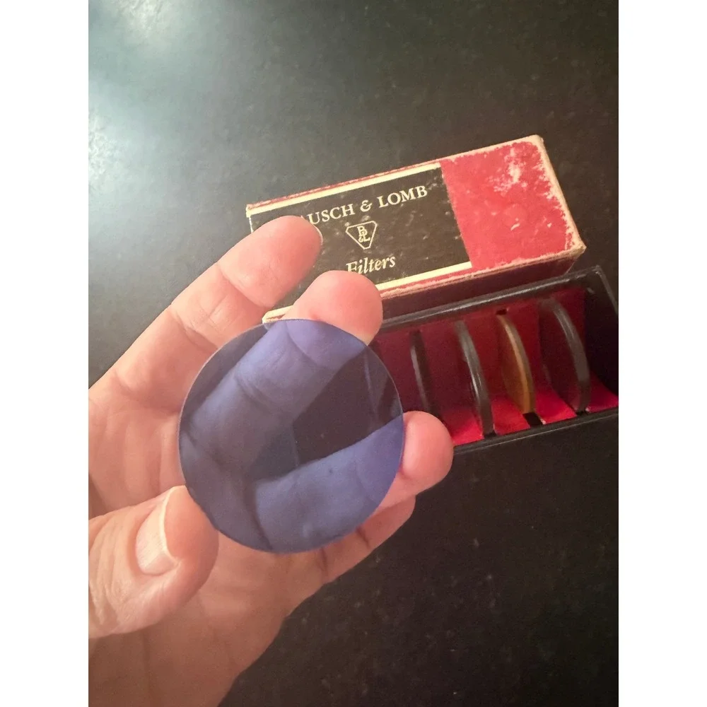 vintage Bausch & Lomb filter set of 6
